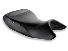 World Sport Aftermarket Motorcycle Front Seat Only for the Honda NT1100 shown with CarbonFX in all black (WS-710F-19).
